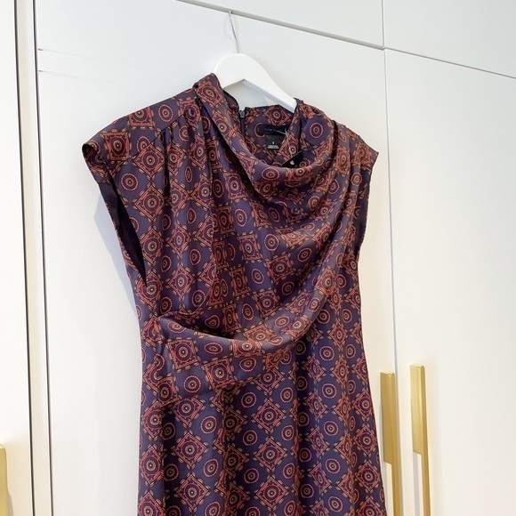 BNWT Club Monaco Drape Neck Dress - Picture 7 of 13